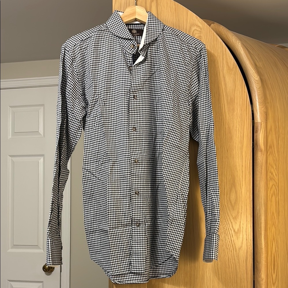Checkered Button-Up Shirt